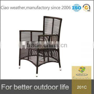 High quality outdoor used wicker rattan garden dining chair