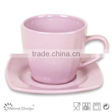 Two Tone Stamp With Cup Saucer Solid Colour Cheap High Quality Modern Style New Design photo-2