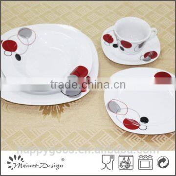 Porcelain Round Ceramic Dinnerware Sets 20pcs/30pcs photo-6