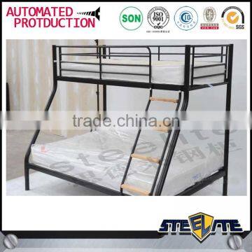 Home Furniture Cheap Metal Double Decker Bed Design Steel Bunk Beds photo-5