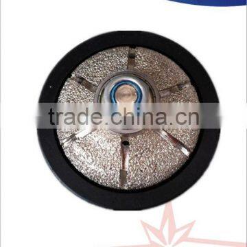 Ogee shape Vacuum Brazed Diamond edge profile wheel/High speed Brazed diamond router bits