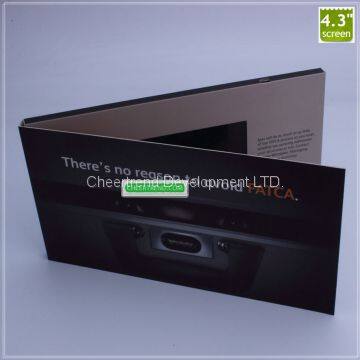 2017 New product 4.3 inch LCD tft video module for brochure card