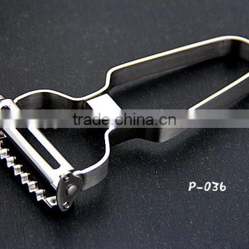 P036 Stainless Steel Julienne Peeler double blade vegetable slicer