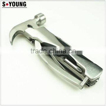 91020 6 Inch Multi Tool Stainless Steel Hammer Multifunction Foldable Portable Combination Tool Clam photo-4