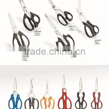 Plastic Handle Blue Stainless Steel Kitchen Scissors RTKS008AP photo-4