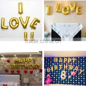 16 Inch Foil Balloons Party Decorative Foil Balloons Number Letter Foil Balloons photo-5
