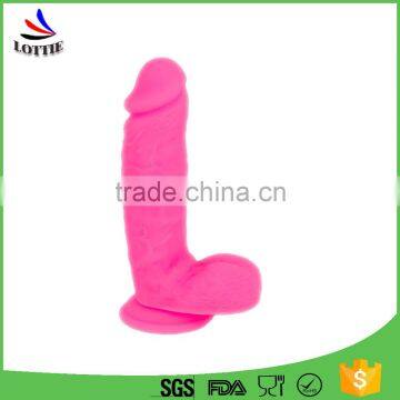 Realistic Silicone Big Penis for Women, Dildos Soft Silicone Vibrating Dildos, Silicone Sex Toys for Ladis photo-4