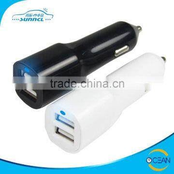 DC 5V 2.4A 3.1A 4.8A USB Car Charger 2 Port with CE FCC RoHS