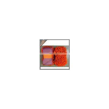 Car microfiber cleaning sponge with chenille easy use