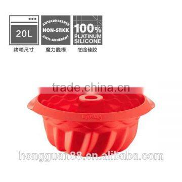 Heat Resistant round Shape Silicone Cake Mold