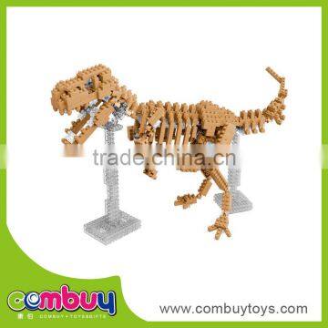 Best sale DIY toys building blocks animal bone 3d dinosaur puzzle