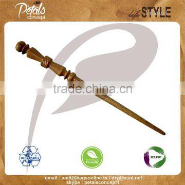 Hi-quality smooth finish oily surface wooden wands available at alibaba.com