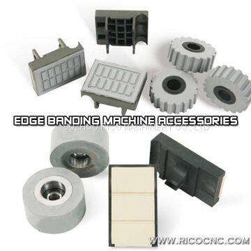 Rubber Pressure Roller Wheels With Bearing for Edgebanders Edge Banding Machine Accessories photo-4