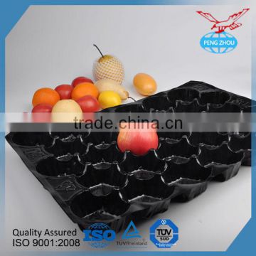 easy to wash hot selling packaging ps flocking blister tray