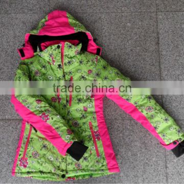 woman snow jacket, woman Waterproof Windproof jacket