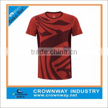 Custom Polyester Sublimation Running shirt, Cheap Running Shirts