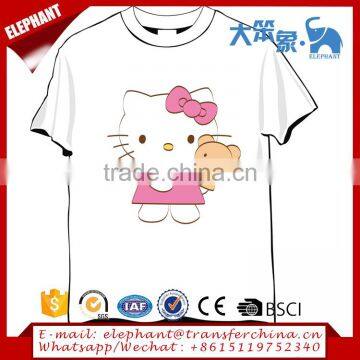 Wholesale 100% cotton white t shirt for direct printing