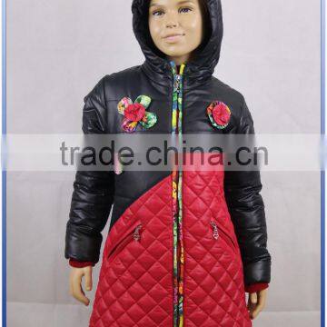 Fashion Girls Joint Long Coat Hot Sale Chirldren Coats