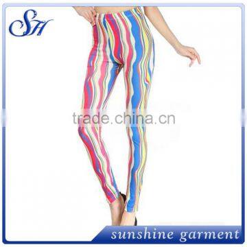 Clorful Leggings 2017 Custom Plus Size Polyester Leggings photo-2