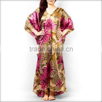 Kaftan Silk Long/digital Print Kaftan/silk Kaftan/dubai Kaftan/moroccan Kaftan/10 photo-5