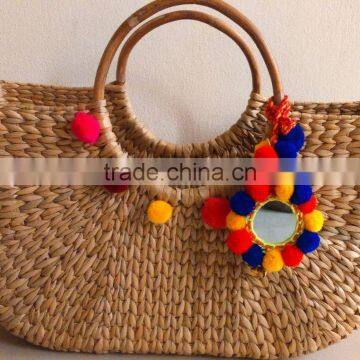 weed grass beach basket