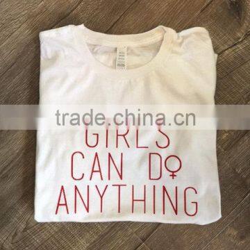 Wholesale Cheaper Custom Girls Logo T-Shirt Made In China photo-2