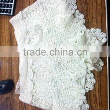 White Crochet Trousers photo-3