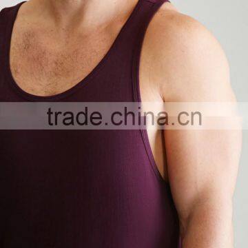 Mens Blank 100%cotton Cheap Vest photo-3