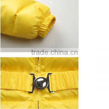 2016 Hot Saling Siamese Trousers Hoody Belt Kid Down Jacket photo-5