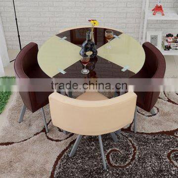 Simple Style Dining Table Set / Luxury Sectional Dining Table and Chair photo-5