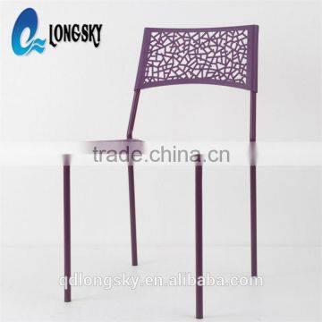 LS-4008 Cheap Outdoor Colourful Stacking Plastic Garden Chair Dining Chair Plastic Patio Chair photo-5
