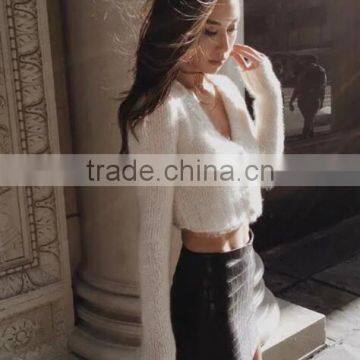 5036 Runwaylover New Style Ladies High Waist Winter Cardigan photo-4