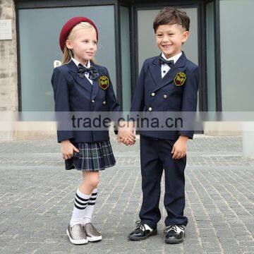 High End Plain Nice Design Logo Plate School Uniforms for Kindergarten Wholesale photo-5