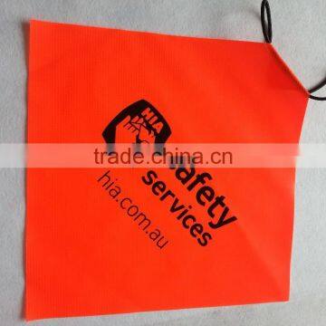 design orange safety flag