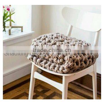 Cheap Imitation Wool Feeling Thick Knitted Chunky Blanket