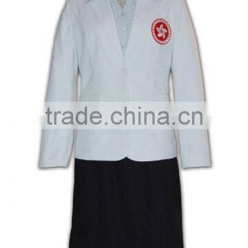 Tailor-made Festival Short Sleeve Low MOQ White New Design Uniforms Company photo-2