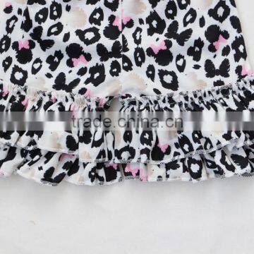 Hot Sale Baby Leopard Grain Shorts Girls Ruffle Icing Shorts 2017 Summer Boutique photo-3