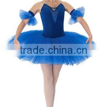 2015 newest professional tutu, ballet dress, white and blue queen costume