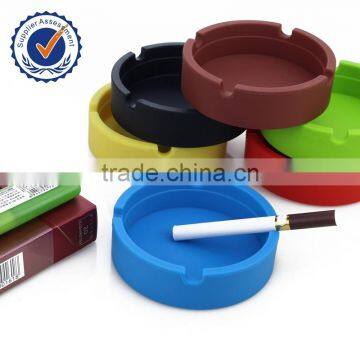 pocket portable silicon round pocket ashtray