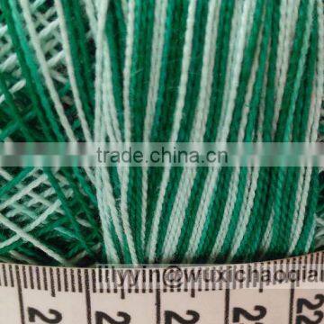 100% Mercerized Cotton / Egyptian Cotton ,reflective Knitting Yarn photo-4