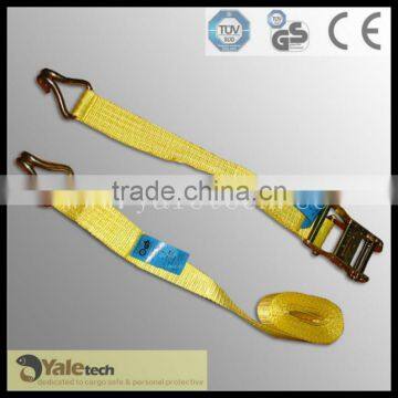 winch strap in ratchet tie down cam buckle with hooks and rings best price by China manufacturer