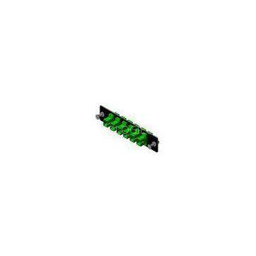 Single Mode / Multimode / OM3 SC Fiber Adapter Panel Plate , 6 Ports