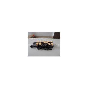Remote controlled rechargeable Valentine's Day Candles with electroplating surface