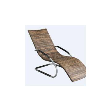 KD Swimming Pool Poly Wicker Sun Lounger For Outdoor Rattan Sunbed
