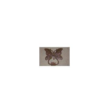cast iron butterfly door bell
