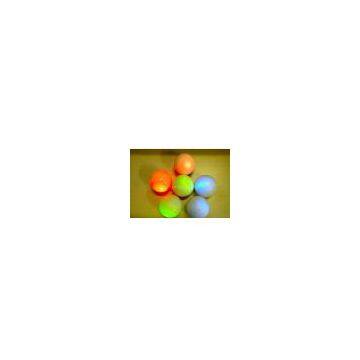 Flashing golf ball