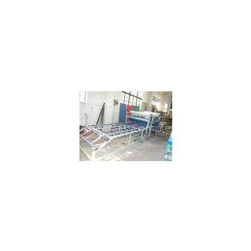 Corrugated Wall Making Machine , Glue Spreading / Overlaying / Drying Straw Board Manufacturing Proc