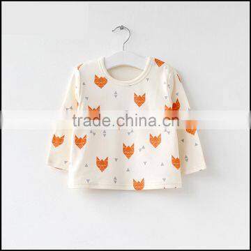 digital printed organic cotton t-shirt for baby