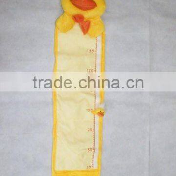 Plush Duck Growth Ruler Toy