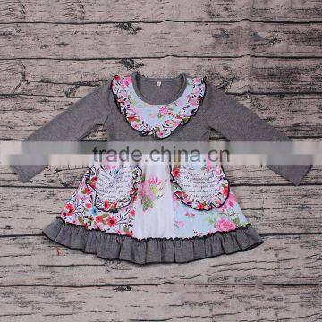 Sue Lucky Factory direct Baby girls kids spring clothes fall boutique outfits